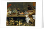 Still life with fruit, vegetables and dead game, 1635 by Frans Snyders