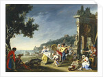 Tarantella at Mergellina, c.1750 by Filippo Falciatore