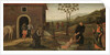 St. Nicholas of Tolentino rescuing a boy from drowning, c.1500-30 by Pietro Perugino