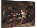 Gamblers Quarreling, c.1665 by Jan Havicksz. Steen