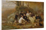 Claiming the Shot: After the Hunt in the Adirondacks, 1865 by John George Brown