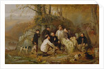 Claiming the Shot: After the Hunt in the Adirondacks, 1865 by John George Brown