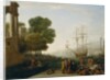 A Seaport at Sunset, 1643 by Claude Lorrain (1600-82)