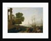 A Seaport at Sunset, 1643 by Claude Lorrain (1600-82)