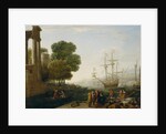 A Seaport at Sunset, 1643 by Claude Lorrain (1600-82)