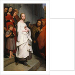 Marguerite Leaving Church, 1838 by Ary Scheffer