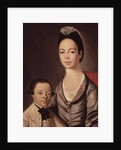 Mrs. Aaron Lopez and her son, Joshua, 1772/73 by Gilbert Stuart