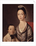 Mrs. Aaron Lopez and her son, Joshua, 1772/73 by Gilbert Stuart