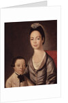 Mrs. Aaron Lopez and her son, Joshua, 1772/73 by Gilbert Stuart