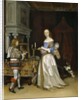 Lady at her Toilette, c.1660 by Gerard ter Borch or Terborch