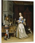 Lady at her Toilette, c.1660 by Gerard ter Borch or Terborch