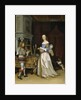 Lady at her Toilette, c.1660 by Gerard ter Borch or Terborch