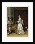 Lady at her Toilette, c.1660 by Gerard ter Borch or Terborch