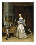 Lady at her Toilette, c.1660 by Gerard ter Borch or Terborch