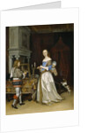 Lady at her Toilette, c.1660 by Gerard ter Borch or Terborch