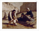 The First Bath by Honore Daumier