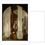 The Nieuwe Kerk at Delft with the Tomb of Willem the Silent, c.1650/51 by Emanuel de Witte