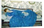 The Blue Gown, 1917 by Frederick Carl Frieseke