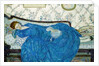 The Blue Gown, 1917 by Frederick Carl Frieseke