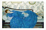 The Blue Gown, 1917 by Frederick Carl Frieseke