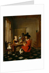 The Game of Cards, c.1660 by Hendrik van der Burch