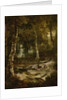 Forest landscape with stag hunt, c.1665 by Jan Hackaert