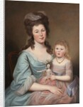 Peggy Sanderson Hughes and her Daughter, c.1788-89 by Charles Willson Peale