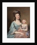 Peggy Sanderson Hughes and her Daughter, c.1788-89 by Charles Willson Peale