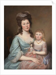 Peggy Sanderson Hughes and her Daughter, c.1788-89 by Charles Willson Peale