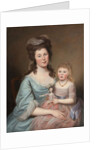 Peggy Sanderson Hughes and her Daughter, c.1788-89 by Charles Willson Peale