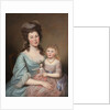 Peggy Sanderson Hughes and her Daughter, c.1788-89 by Charles Willson Peale