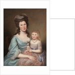 Peggy Sanderson Hughes and her Daughter, c.1788-89 by Charles Willson Peale
