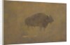 Buffalo in a Sandstorm by Albert Bierstadt