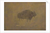 Buffalo in a Sandstorm by Albert Bierstadt