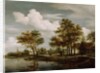 A River Scene, 1658 by Meindert Hobbema