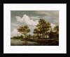 A River Scene, 1658 by Meindert Hobbema