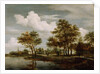 A River Scene, 1658 by Meindert Hobbema