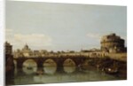 View of the Tiber in Rome with the Castel Sant'Angelo, c.1743 by Bernardo Bellotto