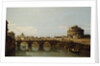 View of the Tiber in Rome with the Castel Sant'Angelo, c.1743 by Bernardo Bellotto