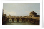 View of the Tiber in Rome with the Castel Sant'Angelo, c.1743 by Bernardo Bellotto