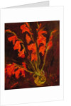 Red Gladioli, c.1919 by Chaim Soutine