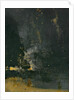 Nocturne en noir et or, la fusée qui retombe, 1875 by James Abbott McNeill Whistler