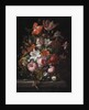 Flowers in a Glass Vase, 1704 by Rachel Ruysch
