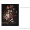 Flowers in a Glass Vase, 1704 by Rachel Ruysch