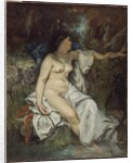Bather Sleeping by a Brook, 1845 by Gustave Courbet