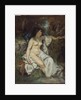 Bather Sleeping by a Brook, 1845 by Gustave Courbet