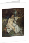 Bather Sleeping by a Brook, 1845 by Gustave Courbet