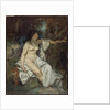 Bather Sleeping by a Brook, 1845 by Gustave Courbet