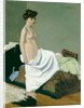 Standing nude holding a gown on her knee, 1904 by Felix Edouard Vallotton