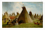 Prairie Indian Encampment, c.1870 by John Mix Stanley